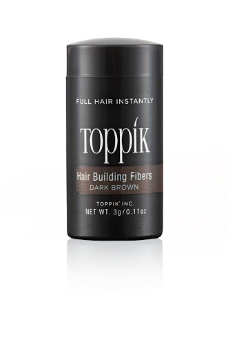 Фото камуфляж для волос toppik – темно-коричневый